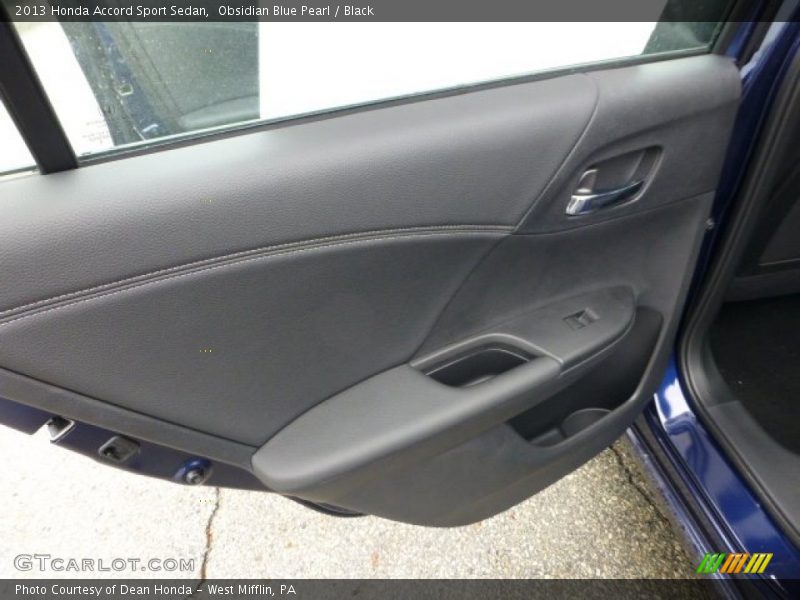 Obsidian Blue Pearl / Black 2013 Honda Accord Sport Sedan