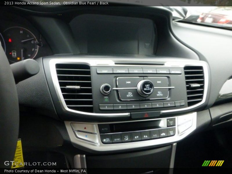 Controls of 2013 Accord Sport Sedan