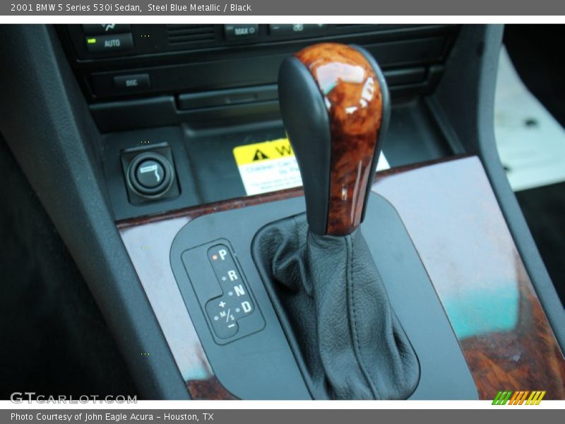 Steel Blue Metallic / Black 2001 BMW 5 Series 530i Sedan