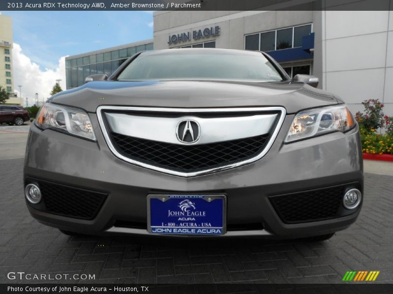 Amber Brownstone / Parchment 2013 Acura RDX Technology AWD