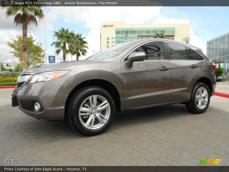 Amber Brownstone / Parchment 2013 Acura RDX Technology AWD