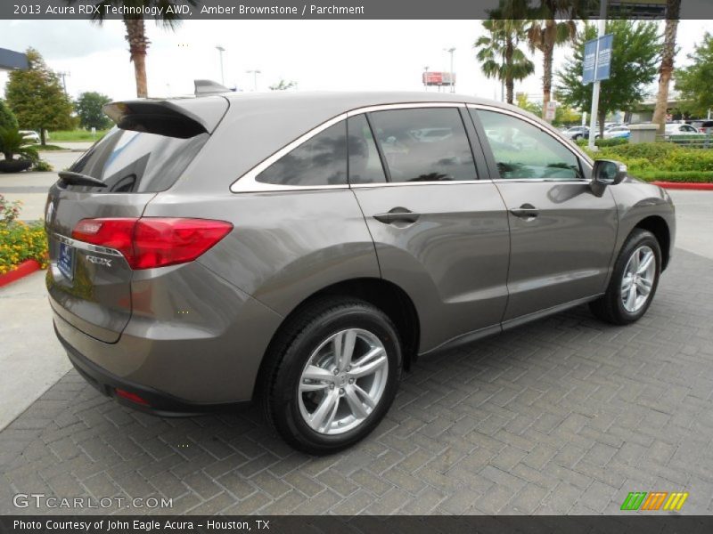 Amber Brownstone / Parchment 2013 Acura RDX Technology AWD