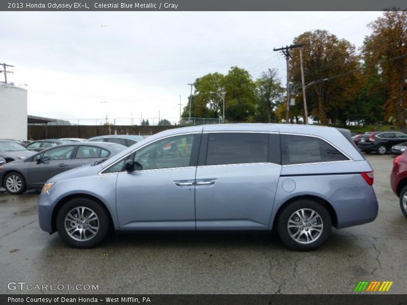  2013 Odyssey EX-L Celestial Blue Metallic