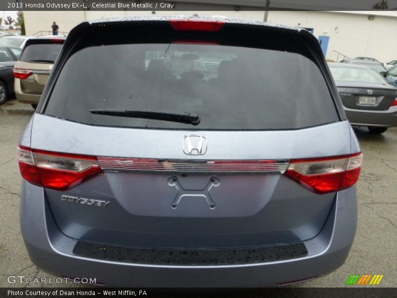 Celestial Blue Metallic / Gray 2013 Honda Odyssey EX-L