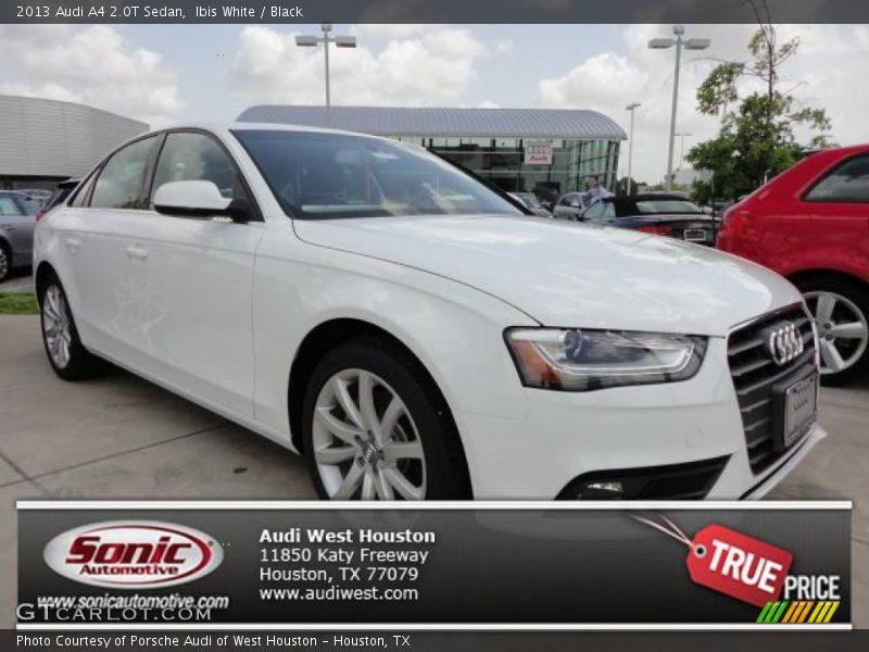 Ibis White / Black 2013 Audi A4 2.0T Sedan