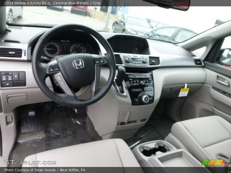 Gray Interior - 2013 Odyssey EX-L 