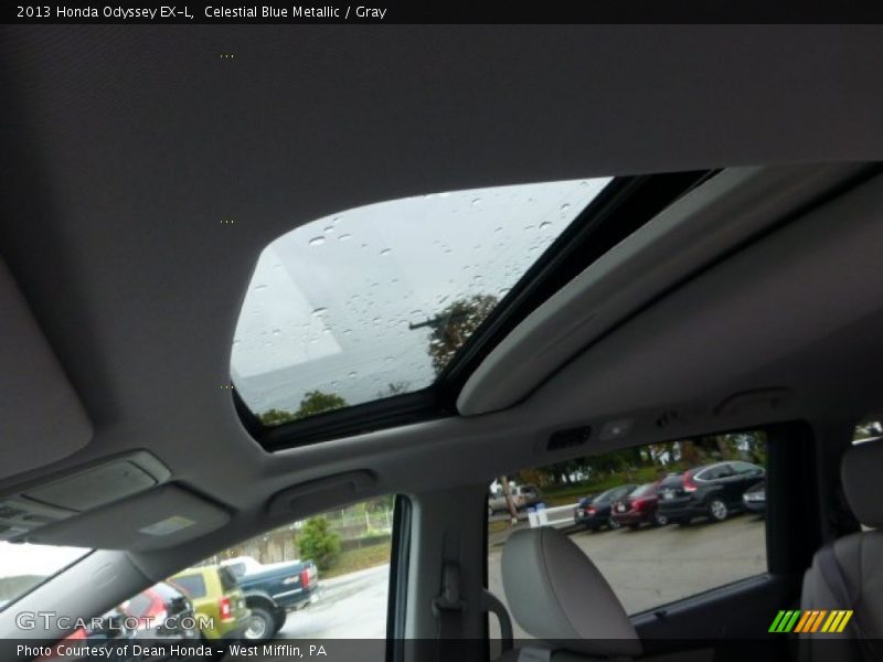 Celestial Blue Metallic / Gray 2013 Honda Odyssey EX-L