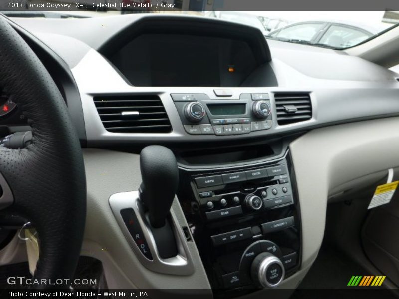 Celestial Blue Metallic / Gray 2013 Honda Odyssey EX-L