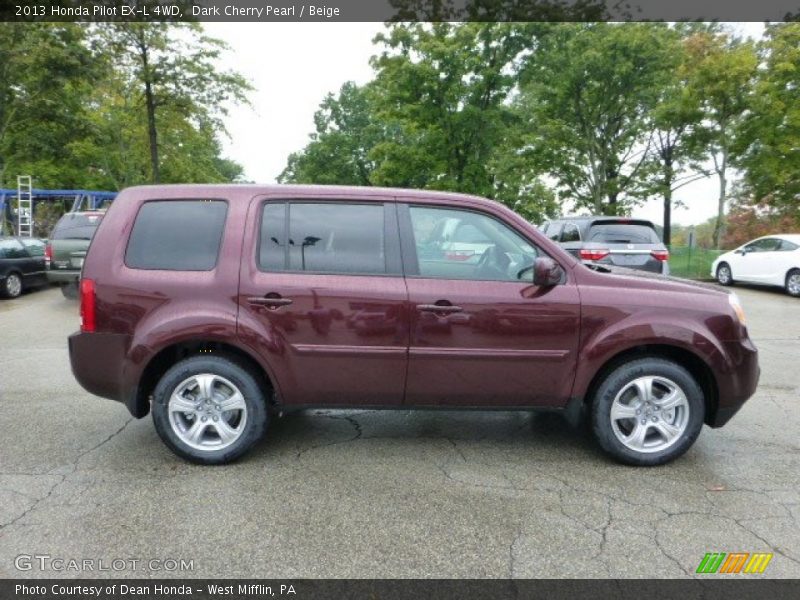  2013 Pilot EX-L 4WD Dark Cherry Pearl
