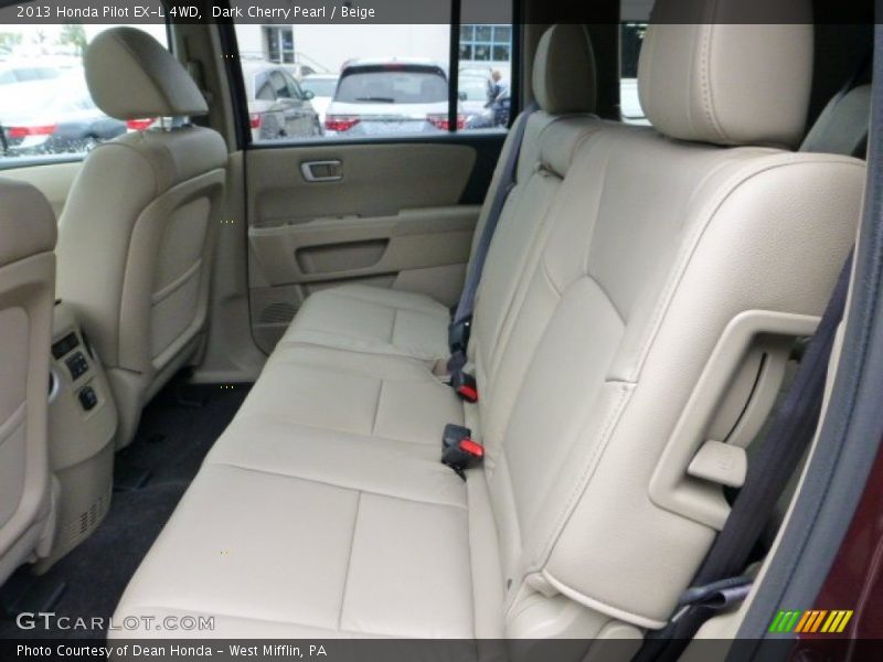  2013 Pilot EX-L 4WD Beige Interior