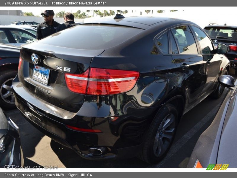 Jet Black / Black Nevada Leather 2009 BMW X6 xDrive35i