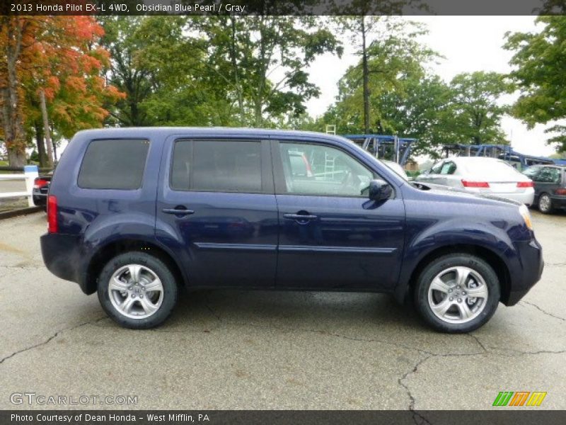  2013 Pilot EX-L 4WD Obsidian Blue Pearl