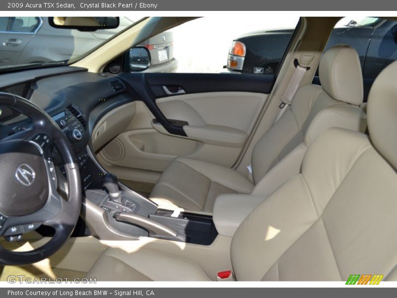 Crystal Black Pearl / Ebony 2009 Acura TSX Sedan