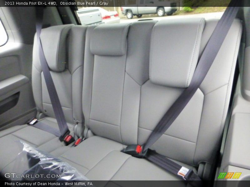 Rear Seat of 2013 Pilot EX-L 4WD