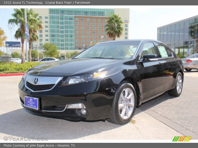 Crystal Black Pearl / Parchment 2013 Acura TL Technology