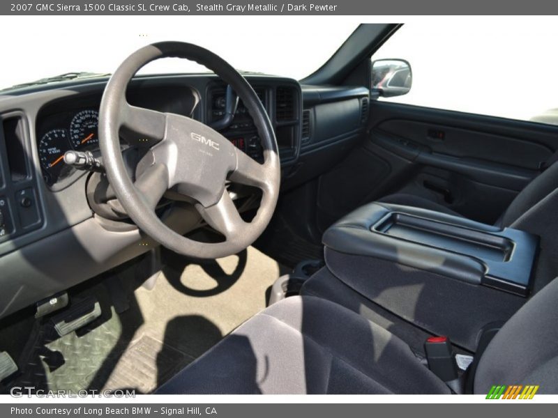 Stealth Gray Metallic / Dark Pewter 2007 GMC Sierra 1500 Classic SL Crew Cab