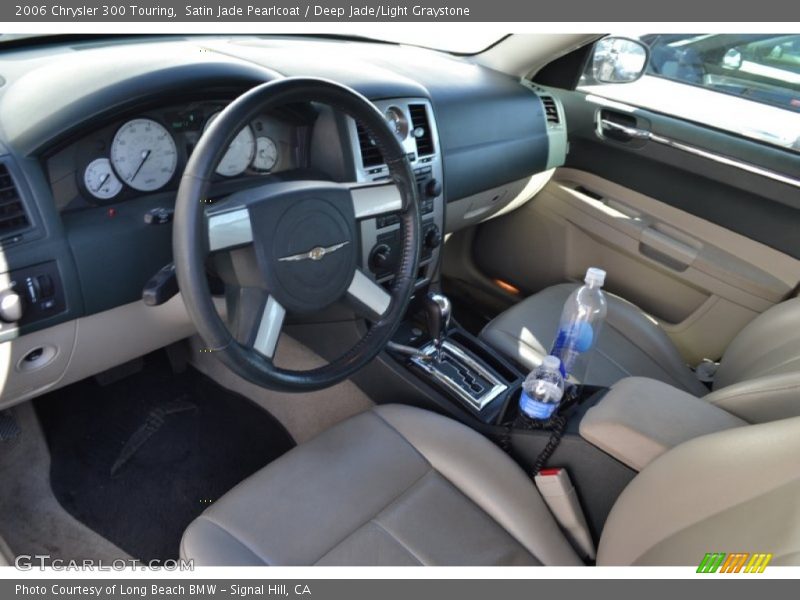 Satin Jade Pearlcoat / Deep Jade/Light Graystone 2006 Chrysler 300 Touring