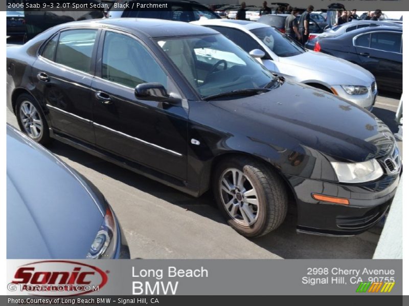 Black / Parchment 2006 Saab 9-3 2.0T Sport Sedan