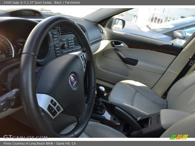 Black / Parchment 2006 Saab 9-3 2.0T Sport Sedan