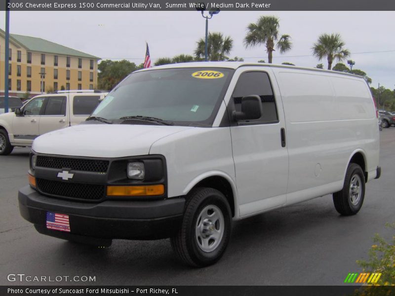 Summit White / Medium Dark Pewter 2006 Chevrolet Express 1500 Commercial Utility Van