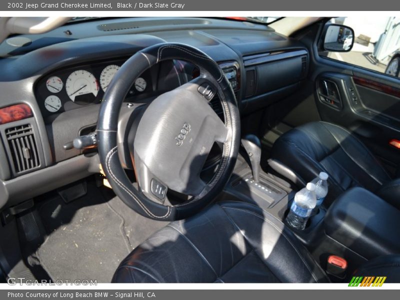 Black / Dark Slate Gray 2002 Jeep Grand Cherokee Limited