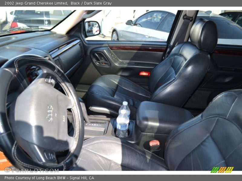 Black / Dark Slate Gray 2002 Jeep Grand Cherokee Limited