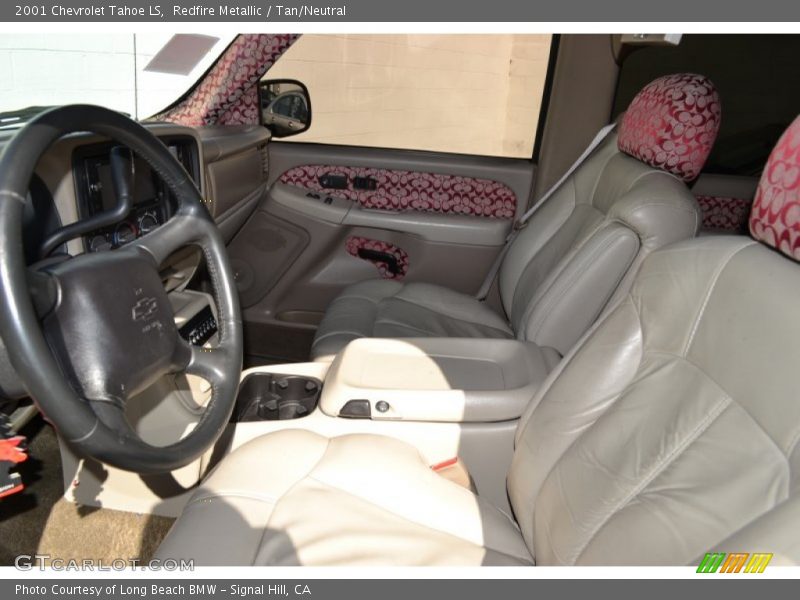 Redfire Metallic / Tan/Neutral 2001 Chevrolet Tahoe LS