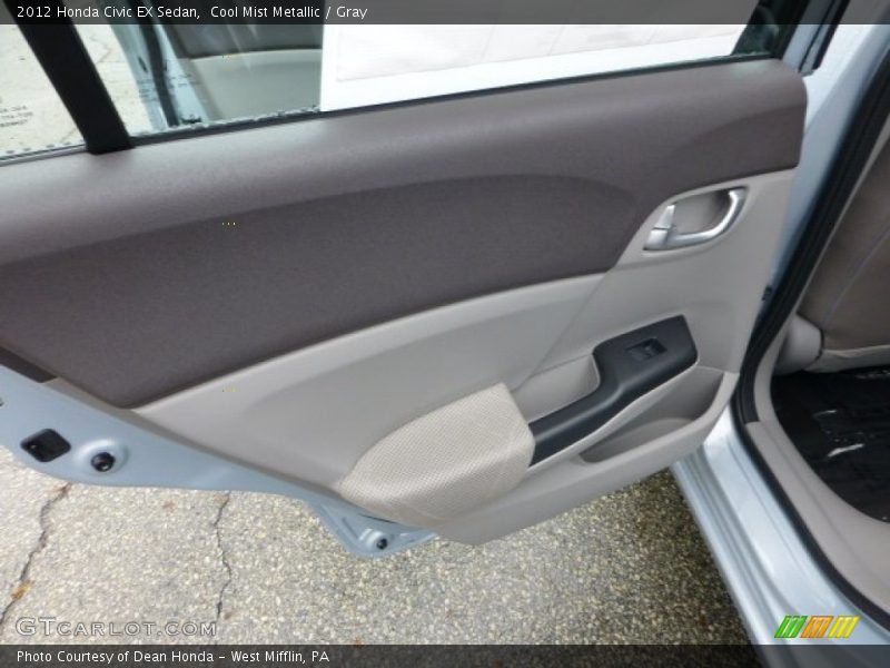 Cool Mist Metallic / Gray 2012 Honda Civic EX Sedan