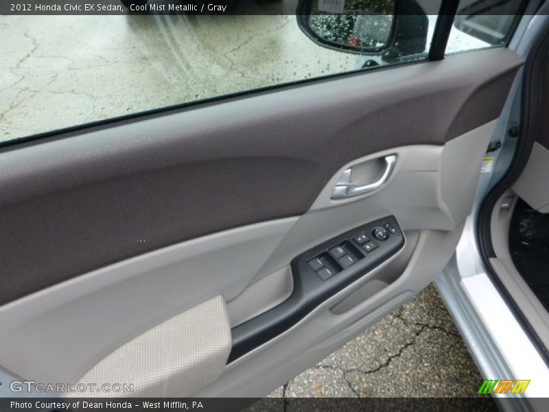 Cool Mist Metallic / Gray 2012 Honda Civic EX Sedan