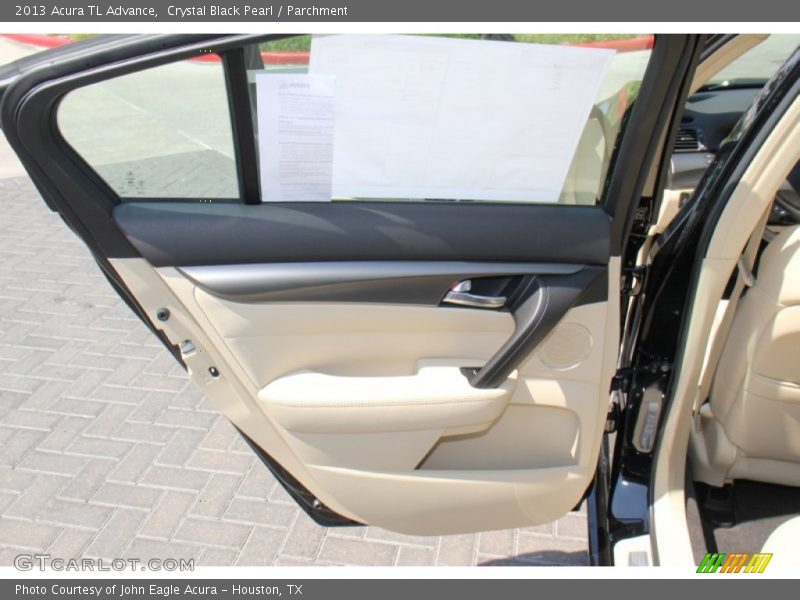 Crystal Black Pearl / Parchment 2013 Acura TL Advance
