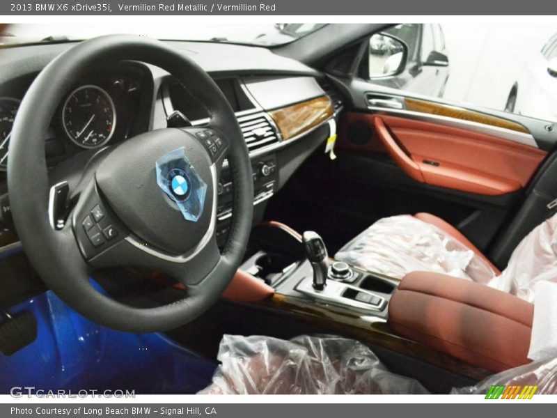 Vermilion Red Metallic / Vermillion Red 2013 BMW X6 xDrive35i