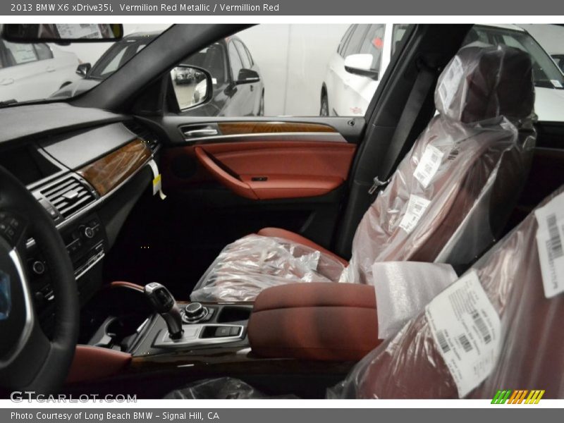 Vermilion Red Metallic / Vermillion Red 2013 BMW X6 xDrive35i