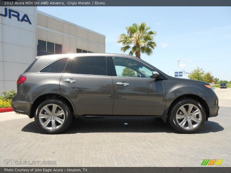 Grigio Metallic / Ebony 2012 Acura MDX SH-AWD Advance