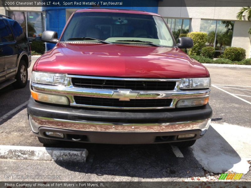 Sport Red Metallic / Tan/Neutral 2006 Chevrolet Tahoe LT 4x4