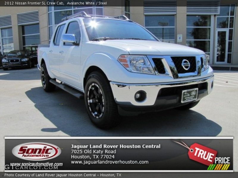 Avalanche White / Steel 2012 Nissan Frontier SL Crew Cab