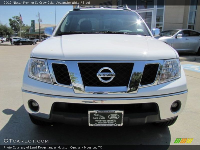 Avalanche White / Steel 2012 Nissan Frontier SL Crew Cab