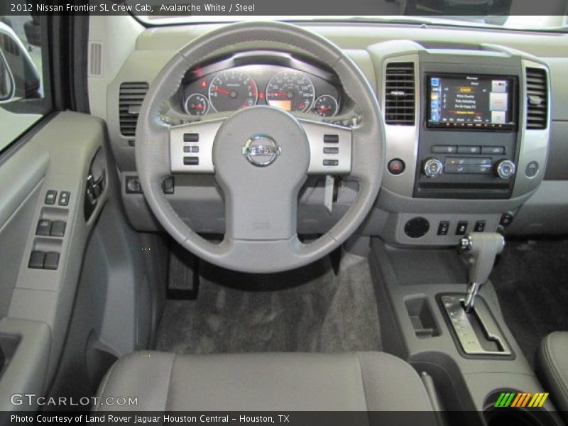 Avalanche White / Steel 2012 Nissan Frontier SL Crew Cab