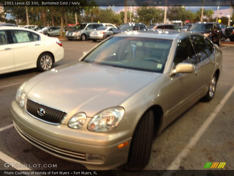 Burnished Gold / Ivory 2001 Lexus GS 300