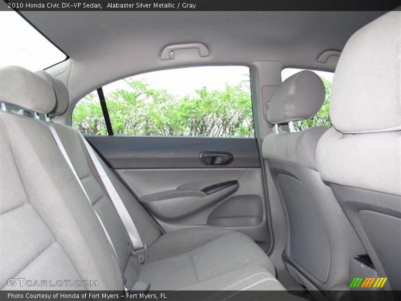 Alabaster Silver Metallic / Gray 2010 Honda Civic DX-VP Sedan