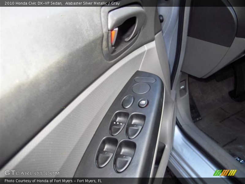 Alabaster Silver Metallic / Gray 2010 Honda Civic DX-VP Sedan