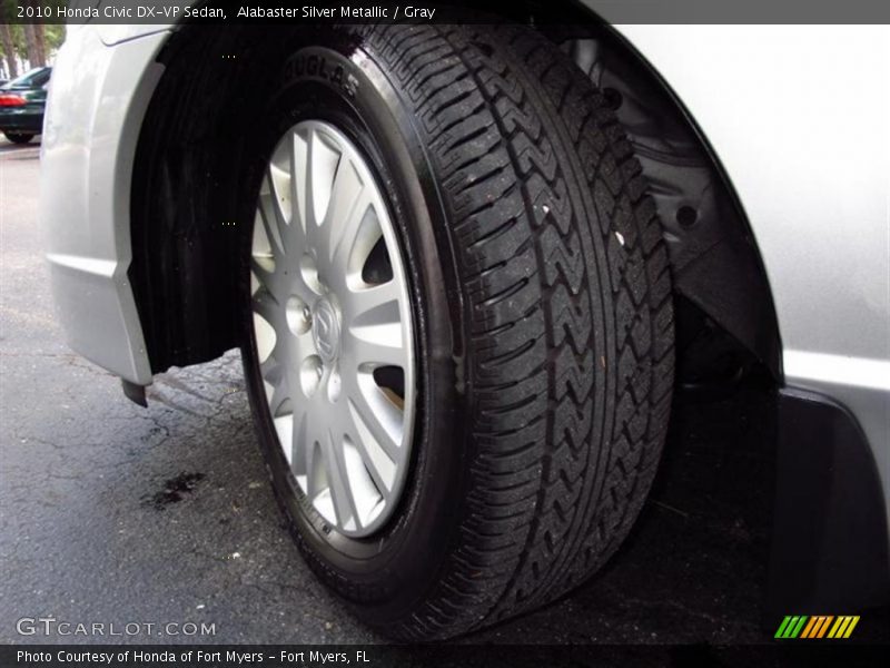 Alabaster Silver Metallic / Gray 2010 Honda Civic DX-VP Sedan