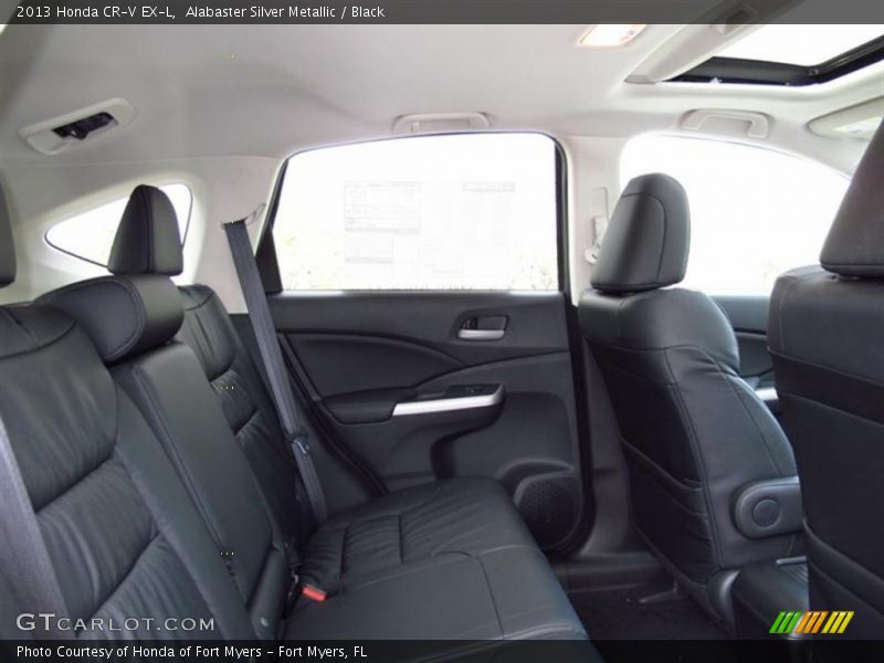 Alabaster Silver Metallic / Black 2013 Honda CR-V EX-L