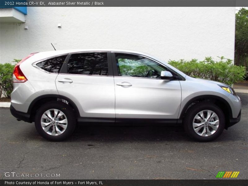 Alabaster Silver Metallic / Black 2012 Honda CR-V EX