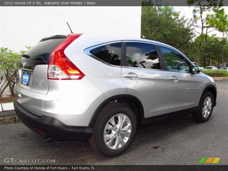 Alabaster Silver Metallic / Black 2012 Honda CR-V EX