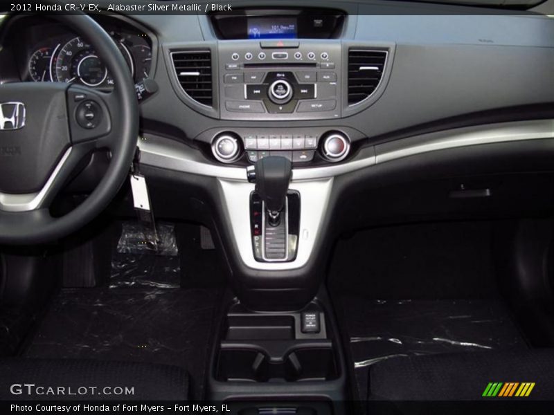 Alabaster Silver Metallic / Black 2012 Honda CR-V EX