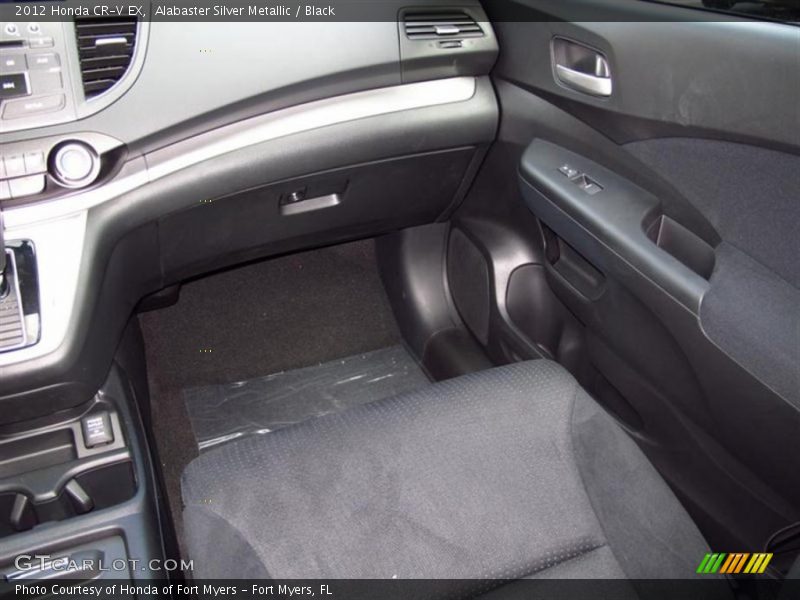 Alabaster Silver Metallic / Black 2012 Honda CR-V EX
