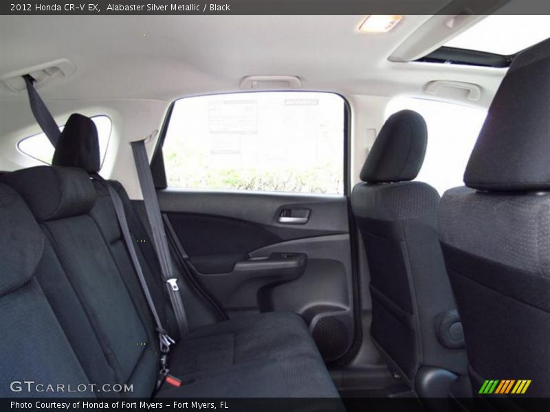 Alabaster Silver Metallic / Black 2012 Honda CR-V EX