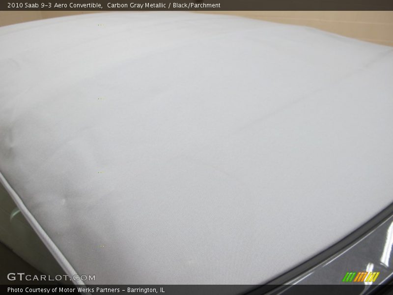 Carbon Gray Metallic / Black/Parchment 2010 Saab 9-3 Aero Convertible