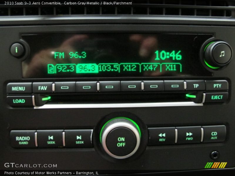 Audio System of 2010 9-3 Aero Convertible