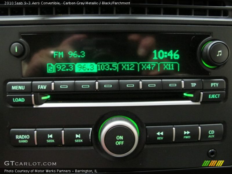 Audio System of 2010 9-3 Aero Convertible